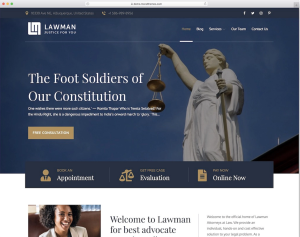 Web Design for Law Firms in Ghana theme